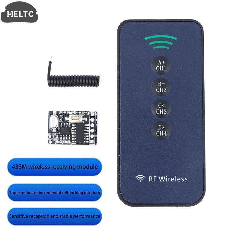433Mhz Receiver Module - DC3-5V 433Mhz Wireless Remote Controller Transmitter