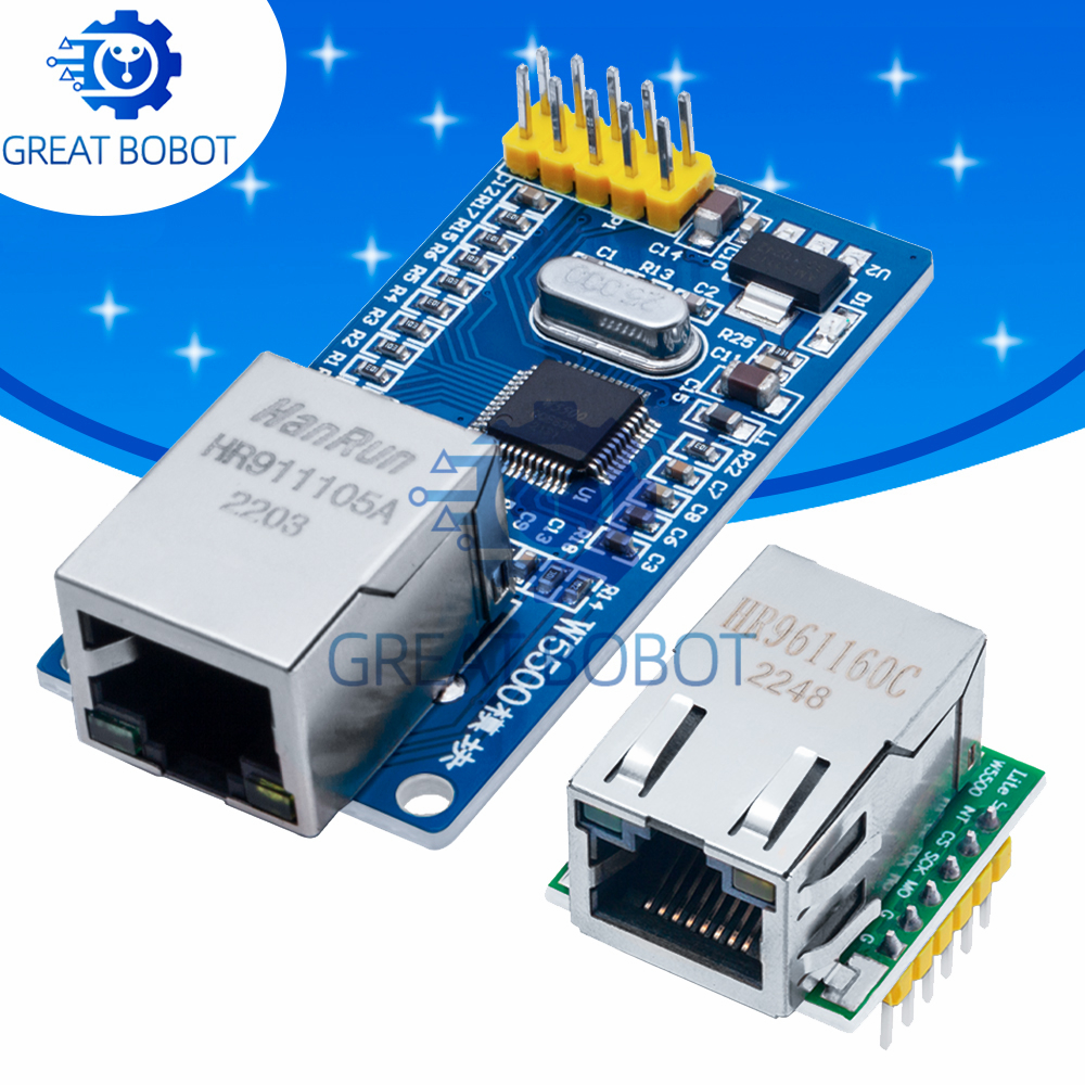 BS 1PCS  W5500 Ethernet networ - огляд і ціна Ethernet Module W5500