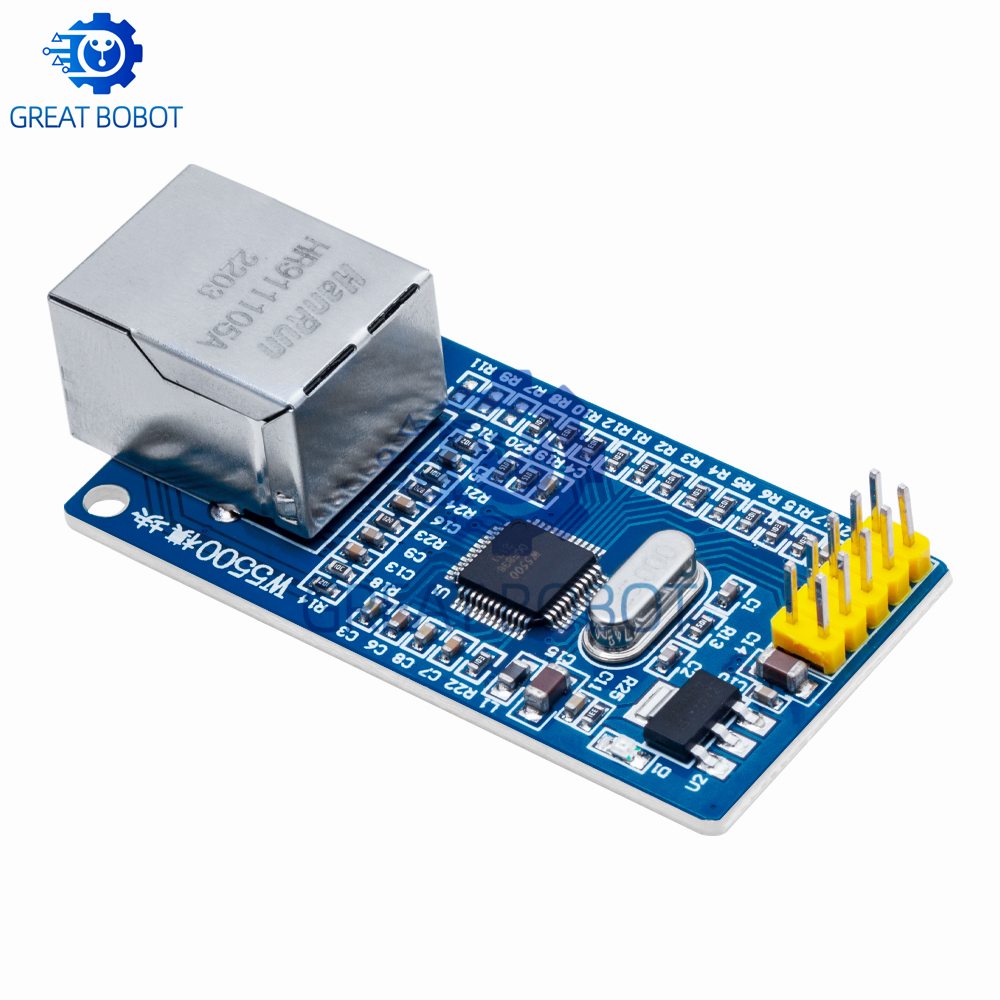BS 1PCS  W5500 Ethernet networ - огляд і ціна Ethernet Module W5500