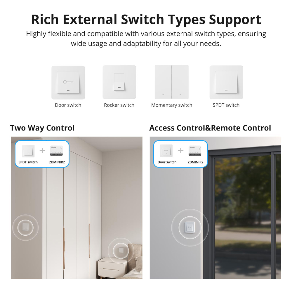 SONOFF ZBMINIR2 Zigbee Smart S - огляд і ціна Sonoff Basic Switch