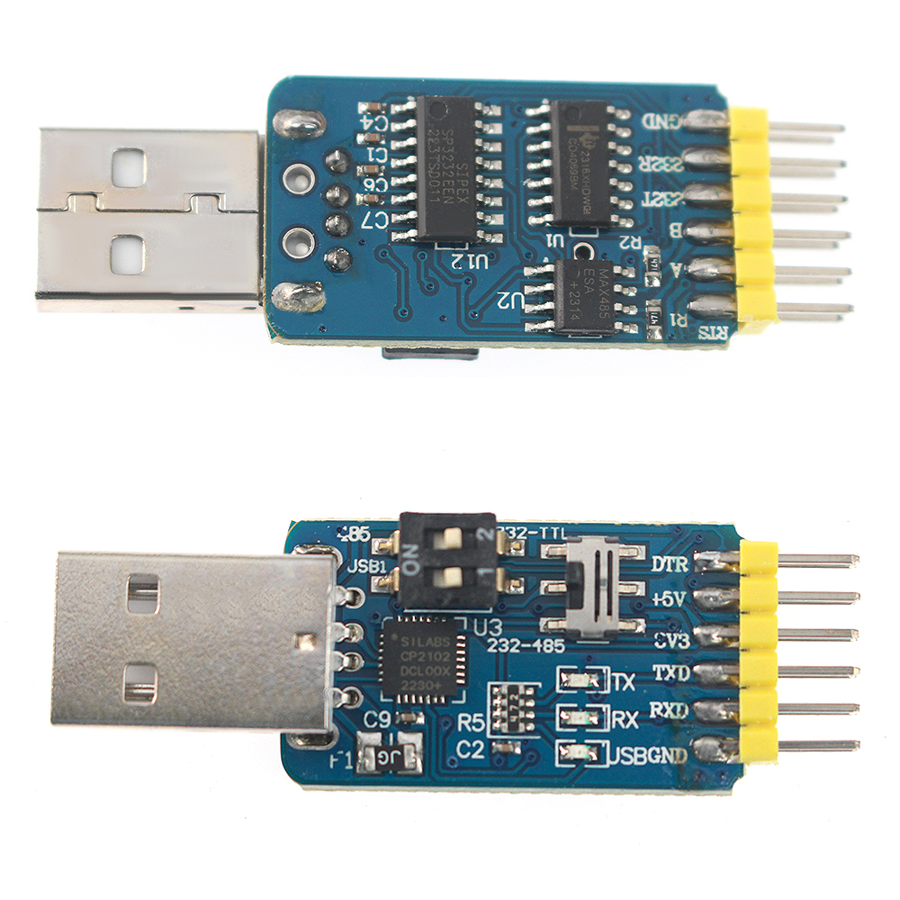 6 in 1 USB Serial Adapter CP21 - огляд і ціна Level Shifter 3.3V