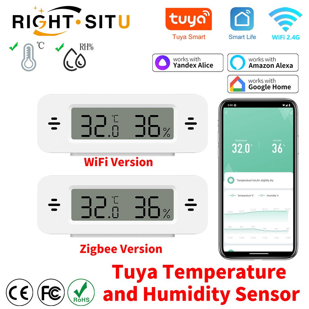 Tuya WiFi Zigbee Mini Temperat - огляд і ціна Home Automation Ideas