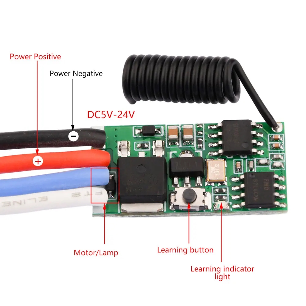 DC 3.7V-24V 433MHz Mini Wirele - огляд і ціна 433Mhz Receiver Module