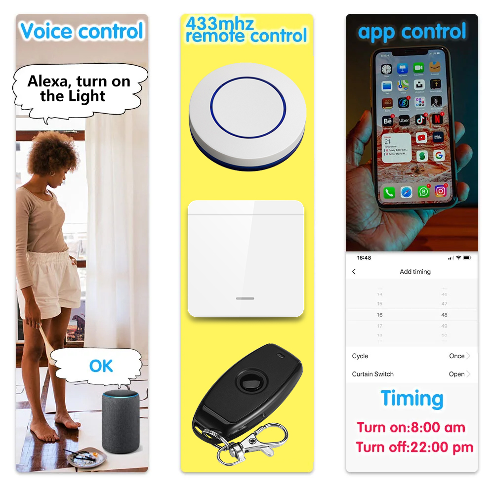 Tuya WiFi Smart Light Switch 4 - огляд і ціна Home Automation Industry