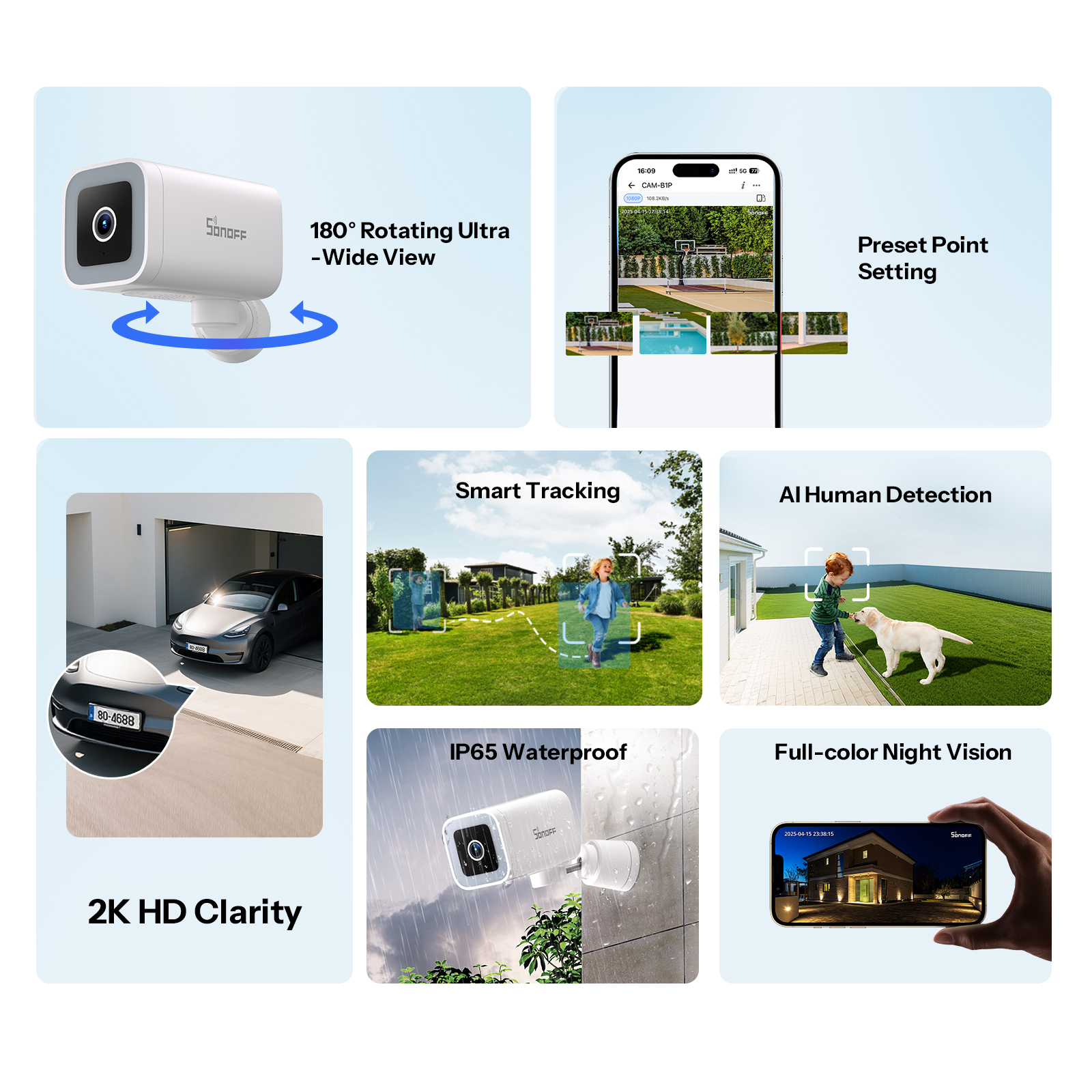 SONOFF CAM-B1P 2K HD Outdoor S - огляд і ціна Sonoff Basic Switch
