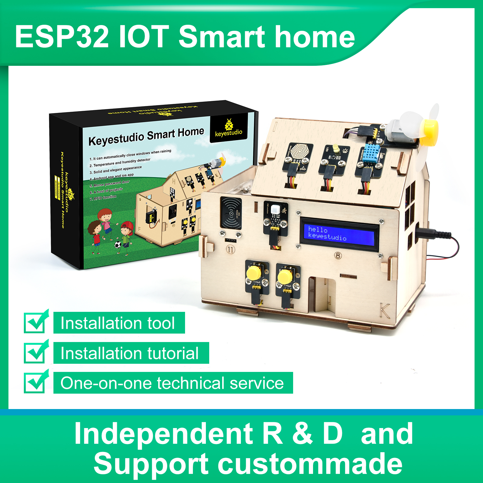 DIY Smart Home kit ESP32 Start - огляд і ціна Home Automation Diy Projects