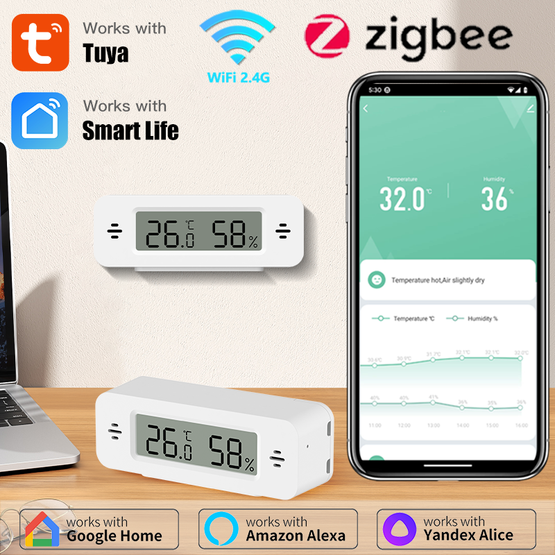 Tuya WiFi/Zigbee Temperature H - огляд і ціна Home Automation Ideas