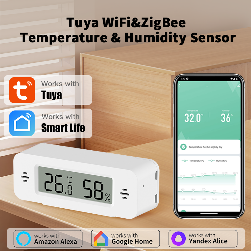 Tuya WiFi/Zigbee Temperature H - огляд і ціна Home Automation Ideas