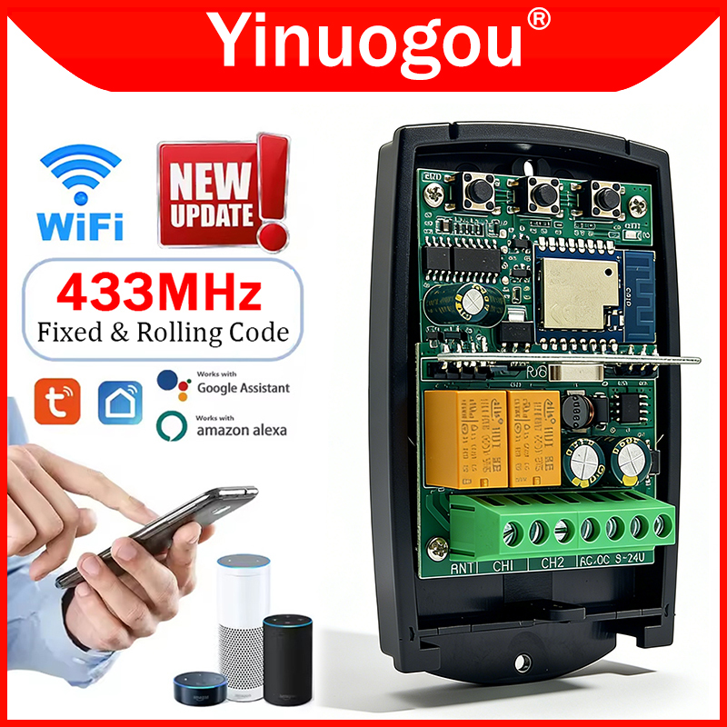 Universal 433MHz Tuya WIFI Gar - огляд і ціна 433Mhz Receiver Module