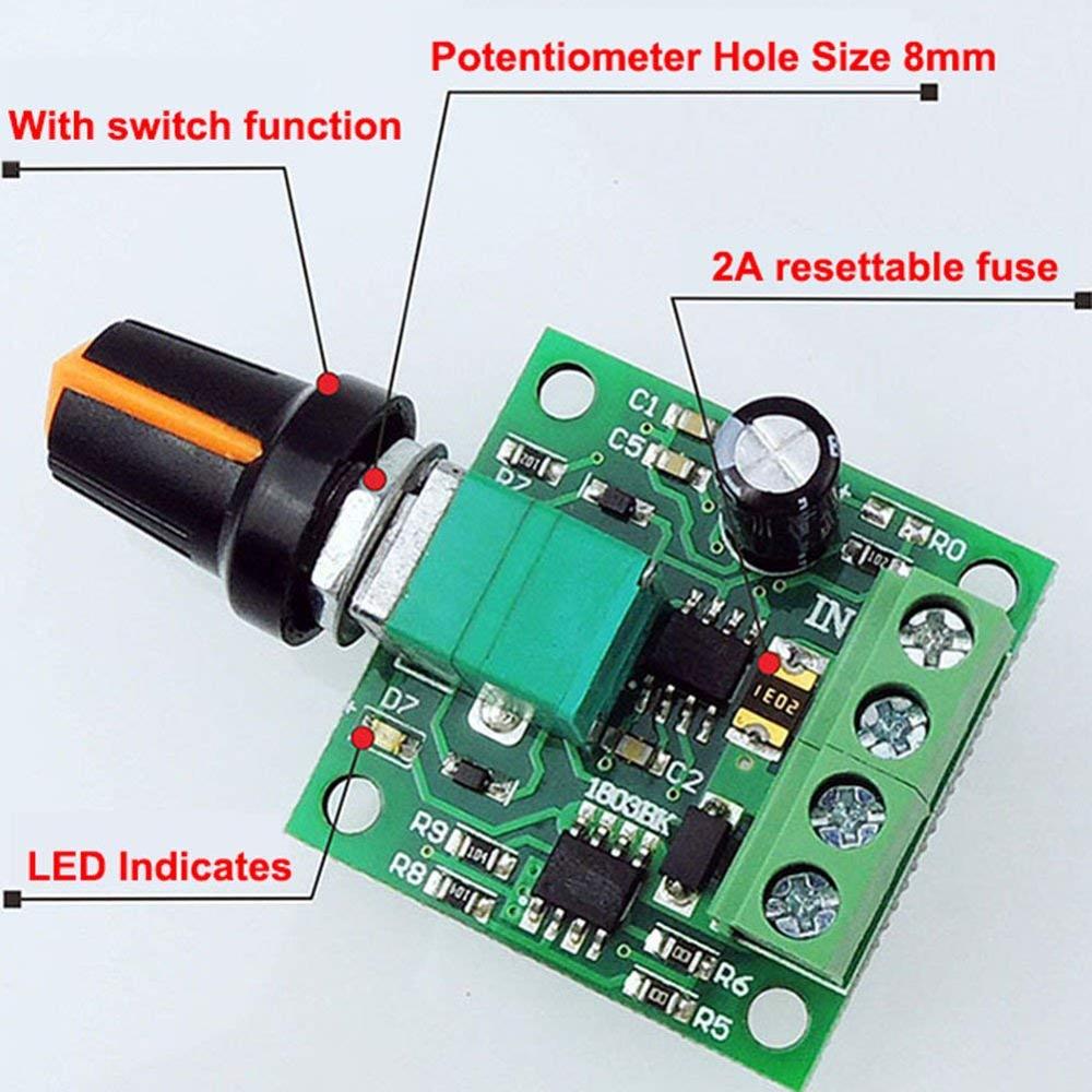 0-100% Adjustable PWM Motor Sp - огляд і ціна Level Shifter 3.3V