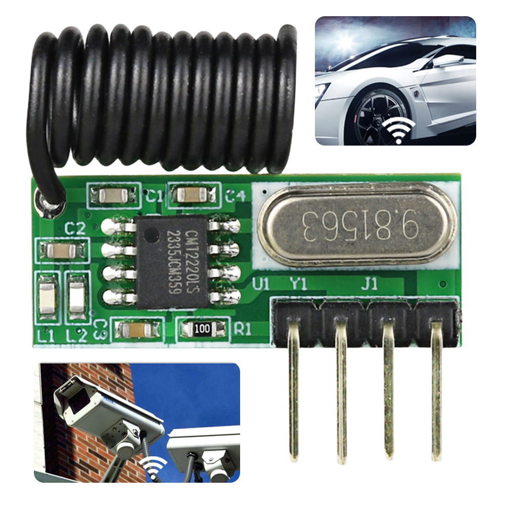 315MHz/433MHz RF Wireless Modu - огляд і ціна 433Mhz Receiver Module