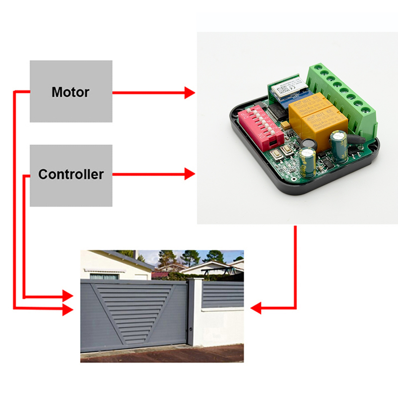 Universal Tuya WiFi Switch Gar - огляд і ціна 433Mhz Receiver Module