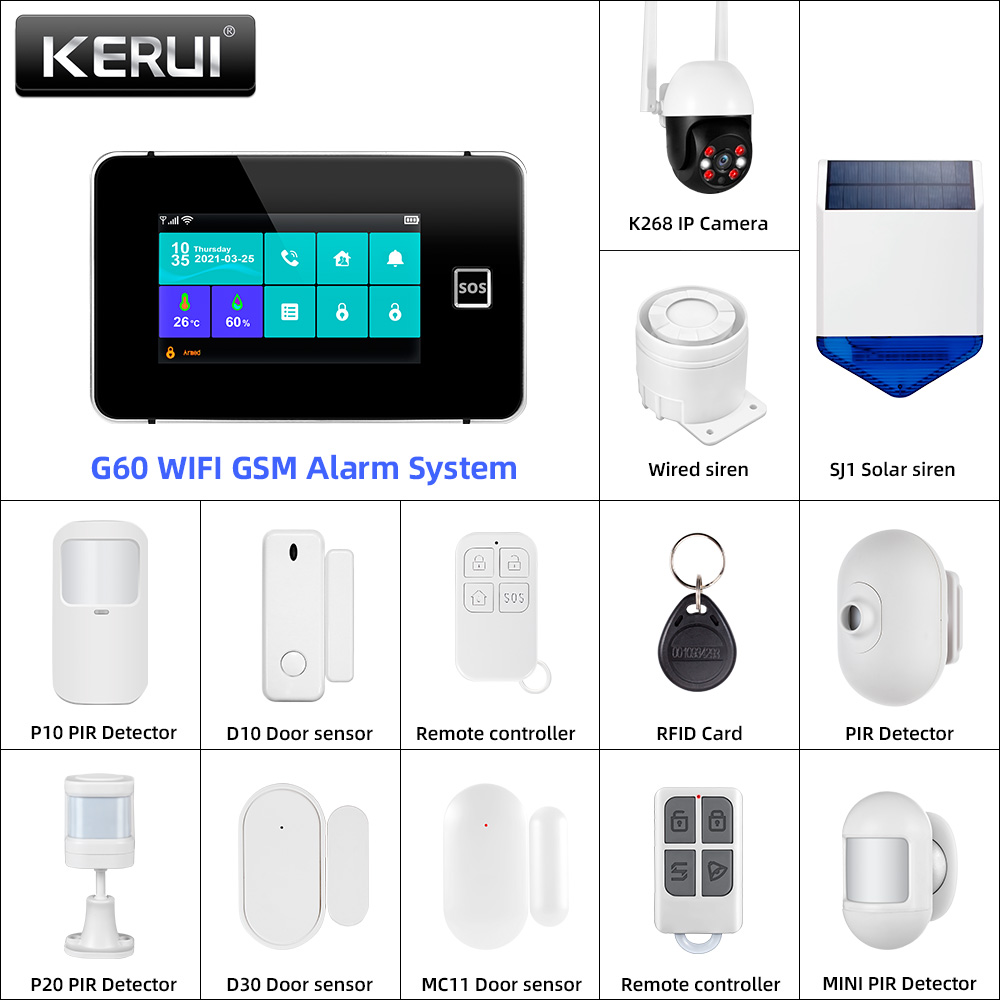 KERUI Tuya Alarm Panel DIY You - огляд і ціна Home Automation Diy Kit