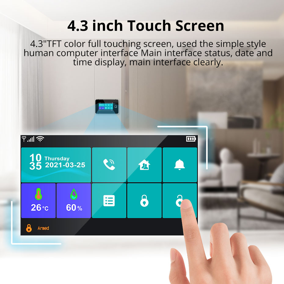 KERUI Tuya Alarm Panel DIY You - огляд і ціна Home Automation Diy Kit
