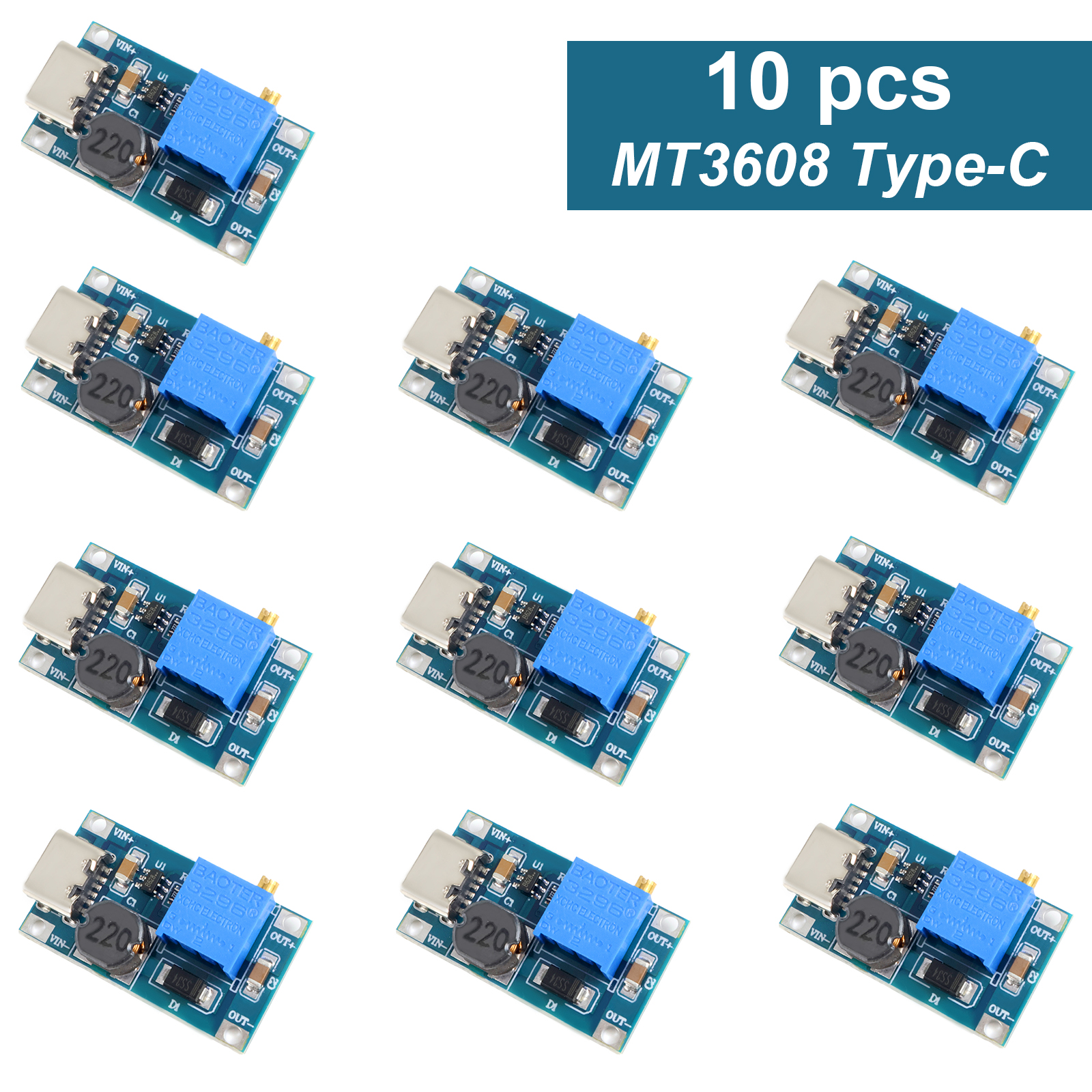 1-10pcs MT3608 DC-DC Step Up C - огляд і ціна Home Automation Arduino