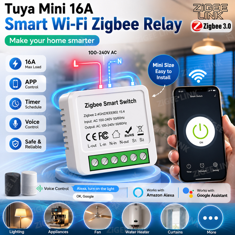 WiFi Zigbee3.0 Mini Smart Swit - огляд і ціна Diy Home Automation Controller