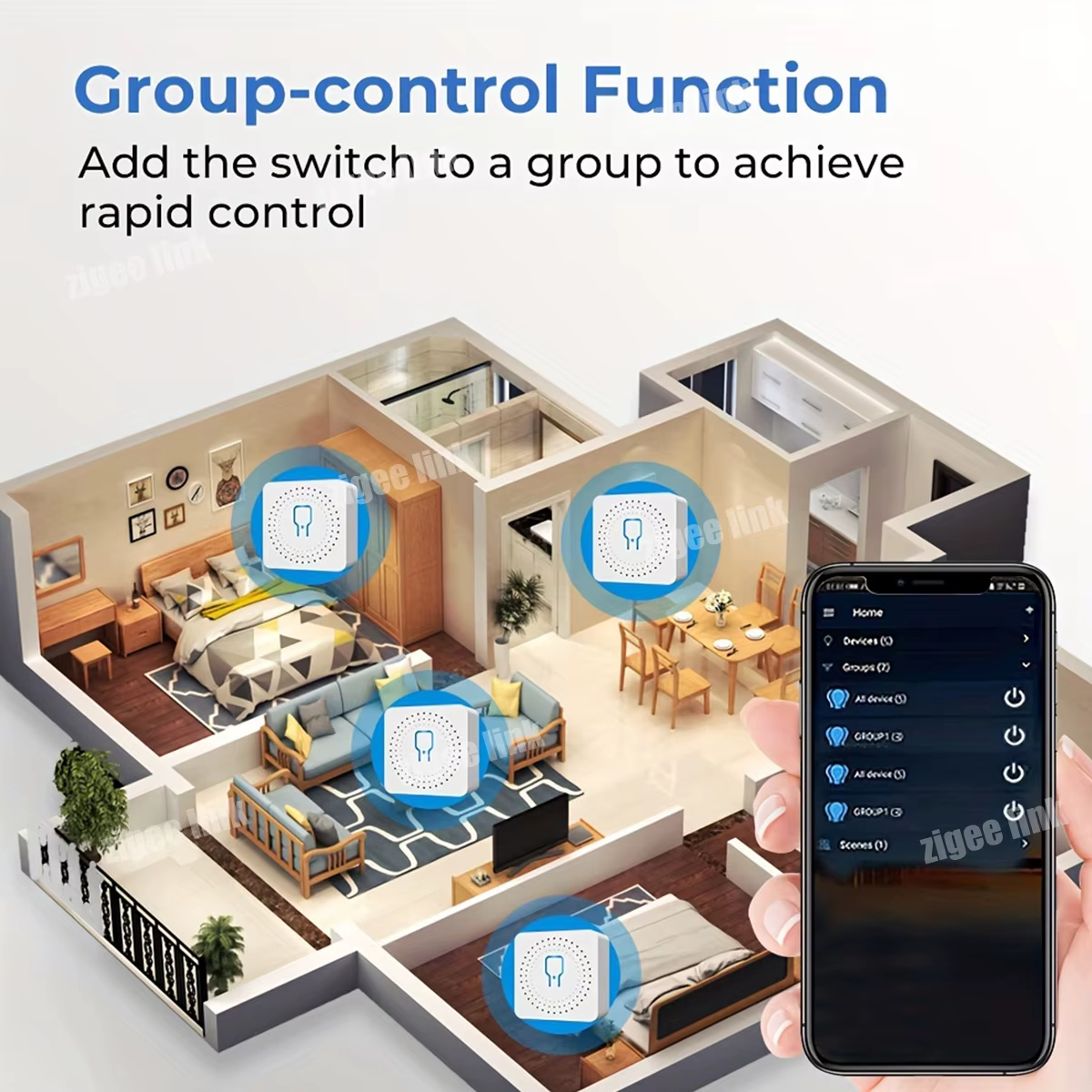 WiFi Zigbee3.0 Mini Smart Swit - огляд і ціна Diy Home Automation Controller