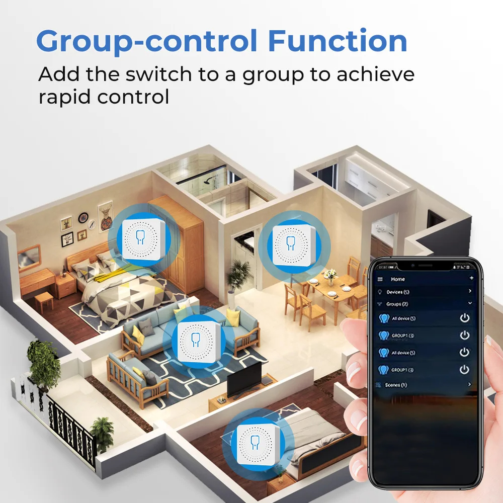 For Tuya Mini Smart WiFi Switc - огляд і ціна Diy Home Automation Controller