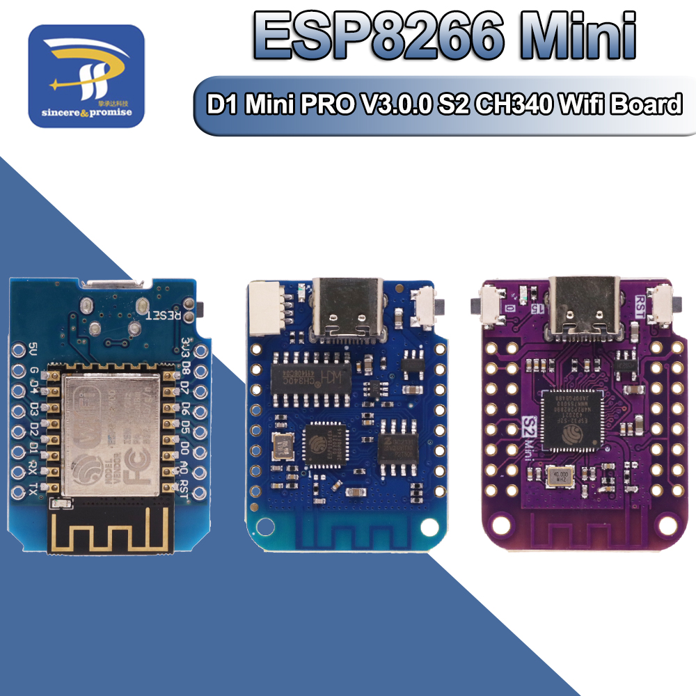 WeMos D1 Mini Pro V3.0 NodeMcu - огляд і ціна Esp8266 Nodemcu Board