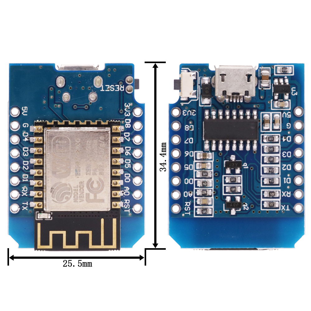 WeMos D1 Mini Pro V3.0 NodeMcu - огляд і ціна Esp8266 Nodemcu Board
