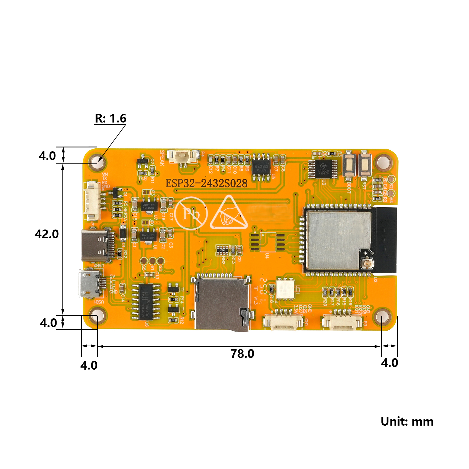 RCmall 2.8'' ESP32 LCD Display - огляд і ціна Home Automation Arduino