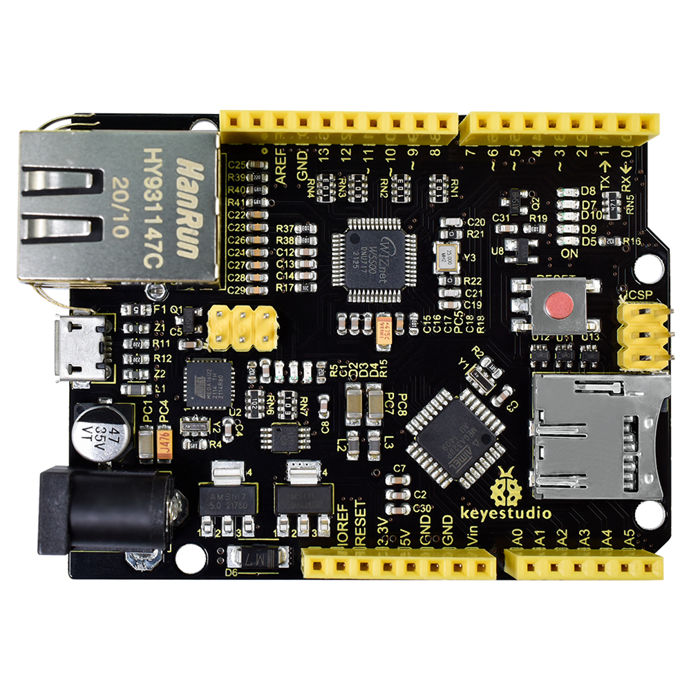 Keyestudio W5500 ETHERNET DEVE - огляд і ціна Ethernet Module W5500