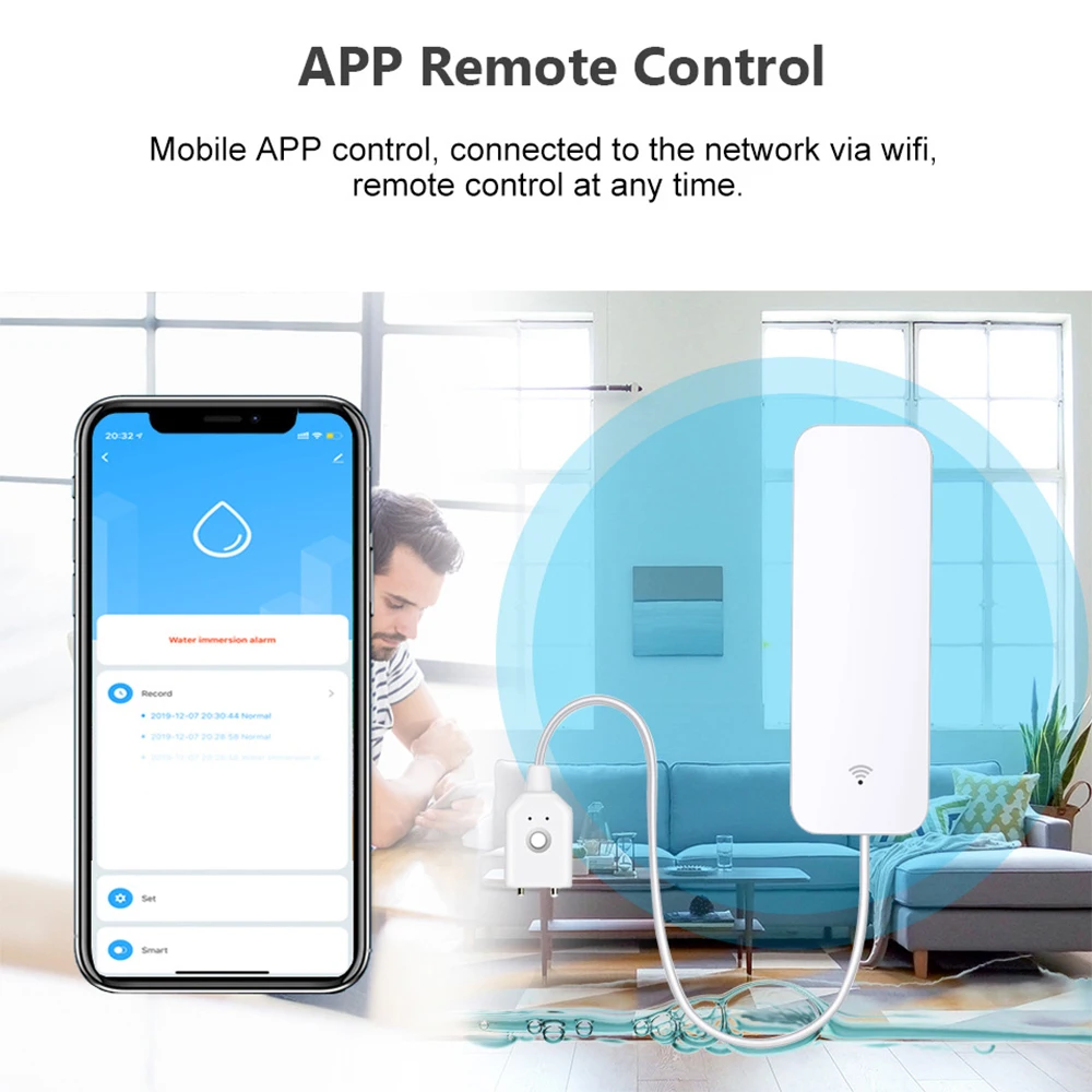 Tuya WiFi Zigbee Water Sensor  - огляд і ціна Home Automation Technology