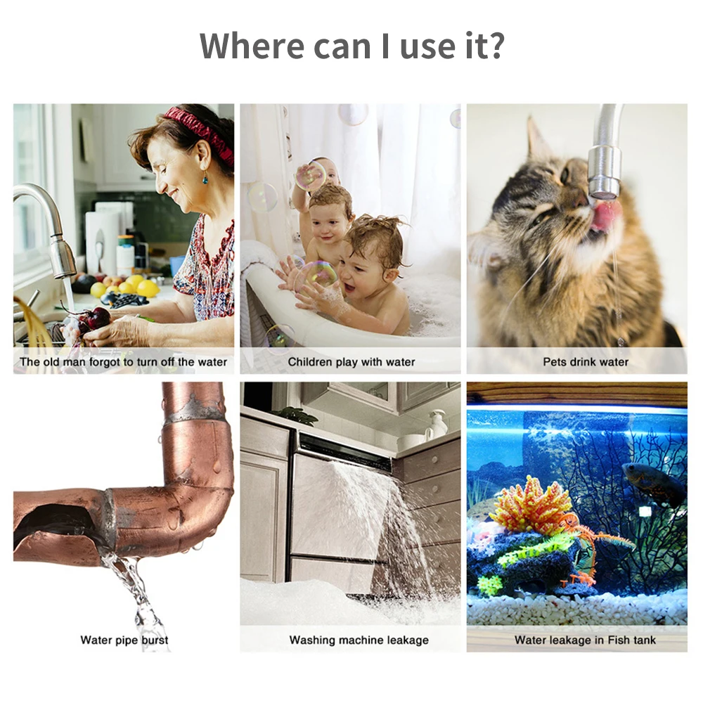 Tuya WiFi Zigbee Water Sensor  - огляд і ціна Home Automation Technology