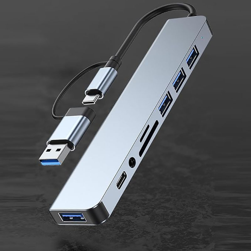 USB C Hub USB Splitter 8 in 1  - огляд і ціна Home Assistant Sd