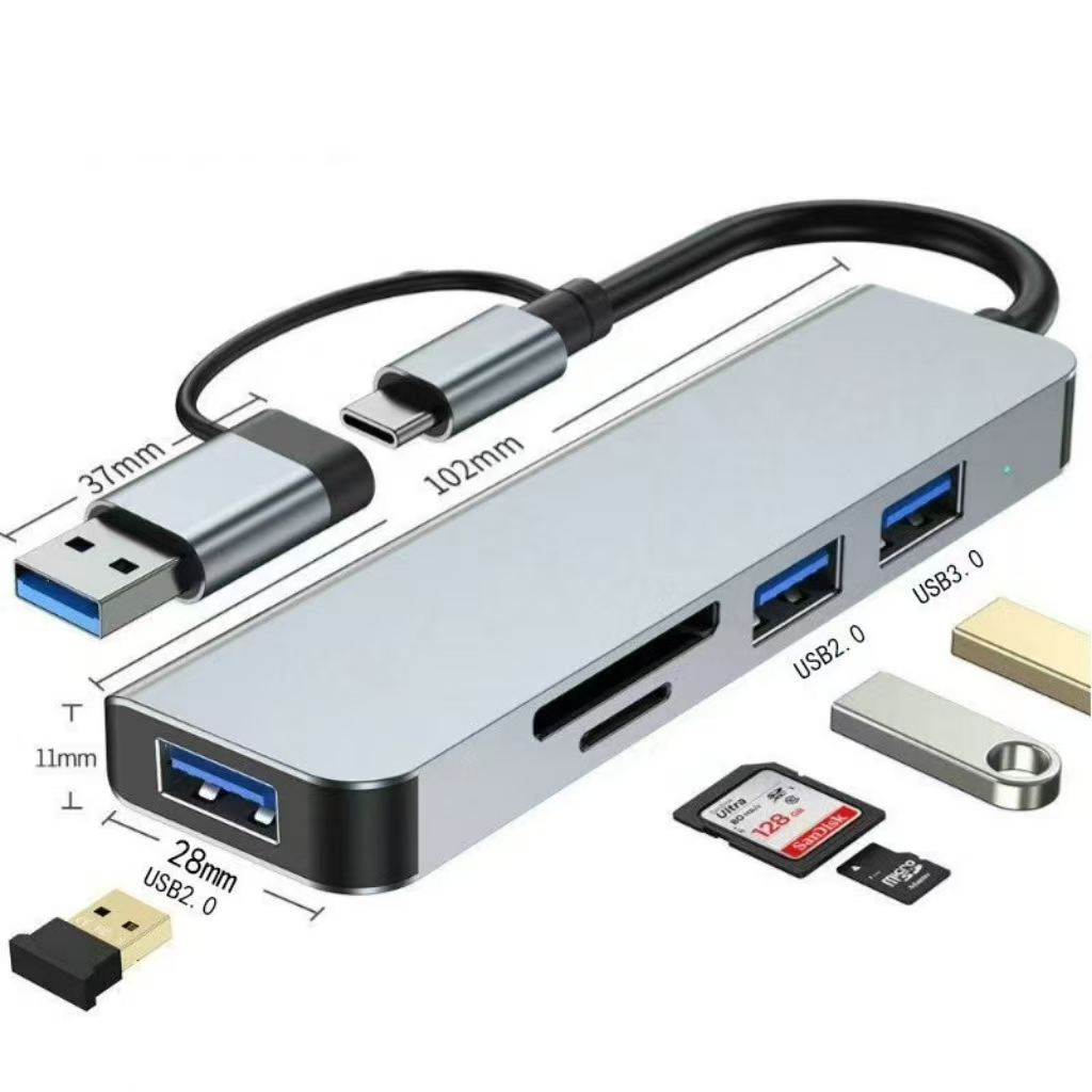 USB C Hub USB Splitter 8 in 1  - огляд і ціна Home Assistant Sd