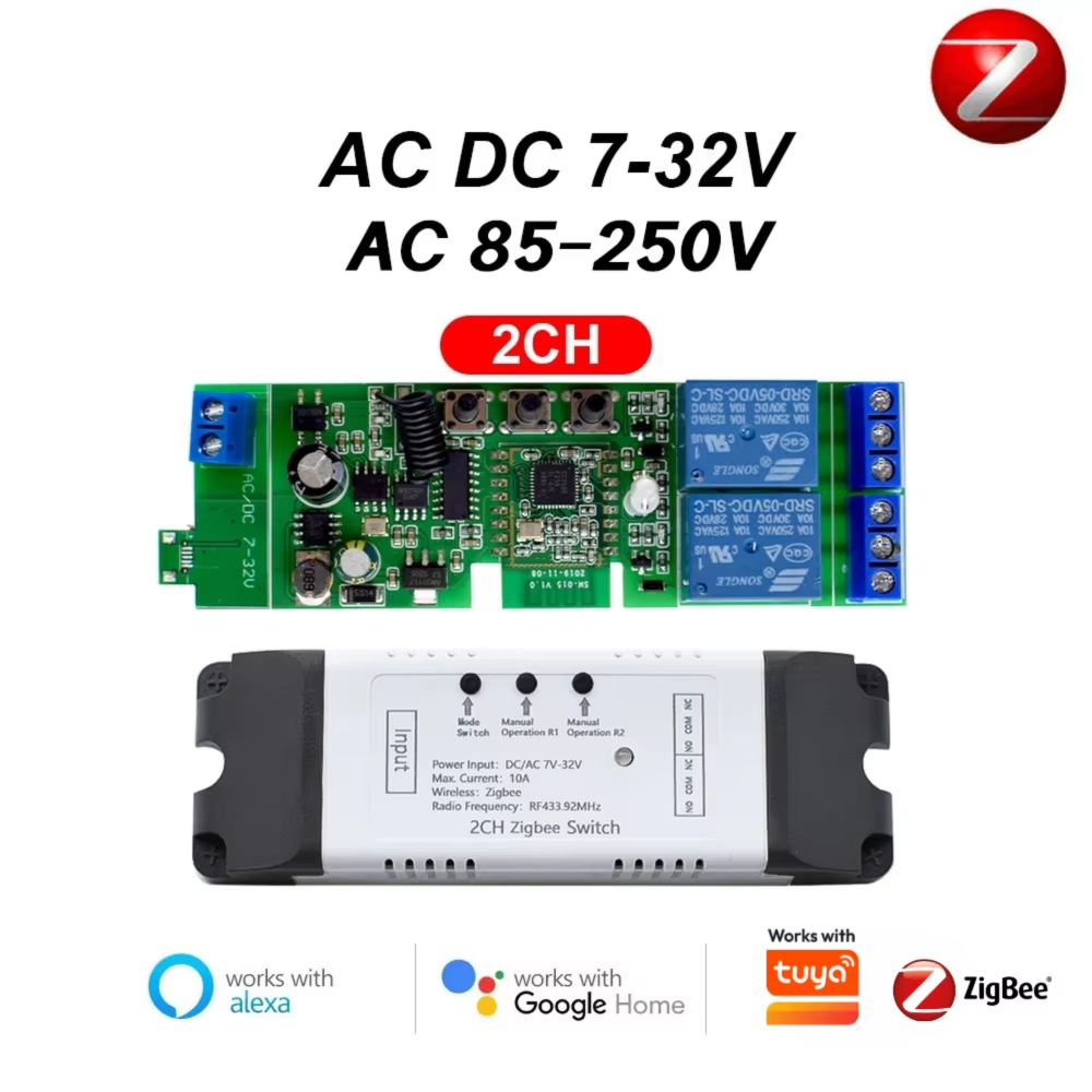 1CH 2CH 4CH 7V 12V 24V 220V Zi - огляд і ціна Diy Home Automation Controller