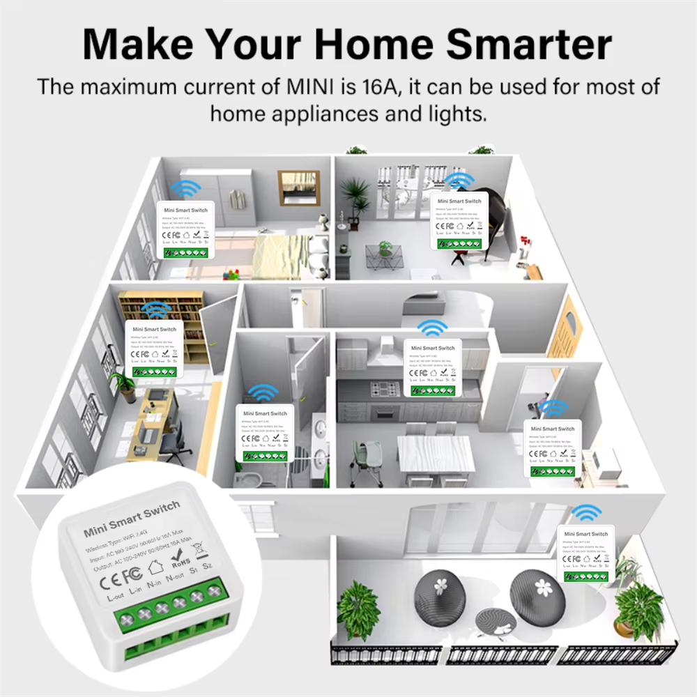 WiFi Zigbee3.0 Mini Smart DIY  - огляд і ціна Diy Home Automation Controller