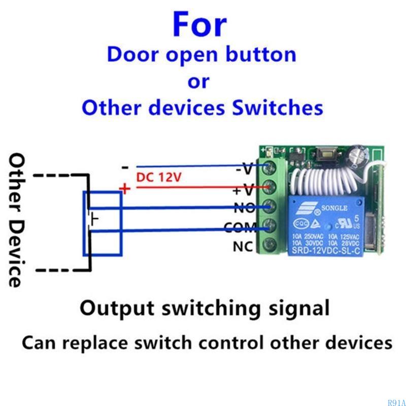 R91A Universal Wireless Remote - огляд і ціна 433Mhz Receiver Module