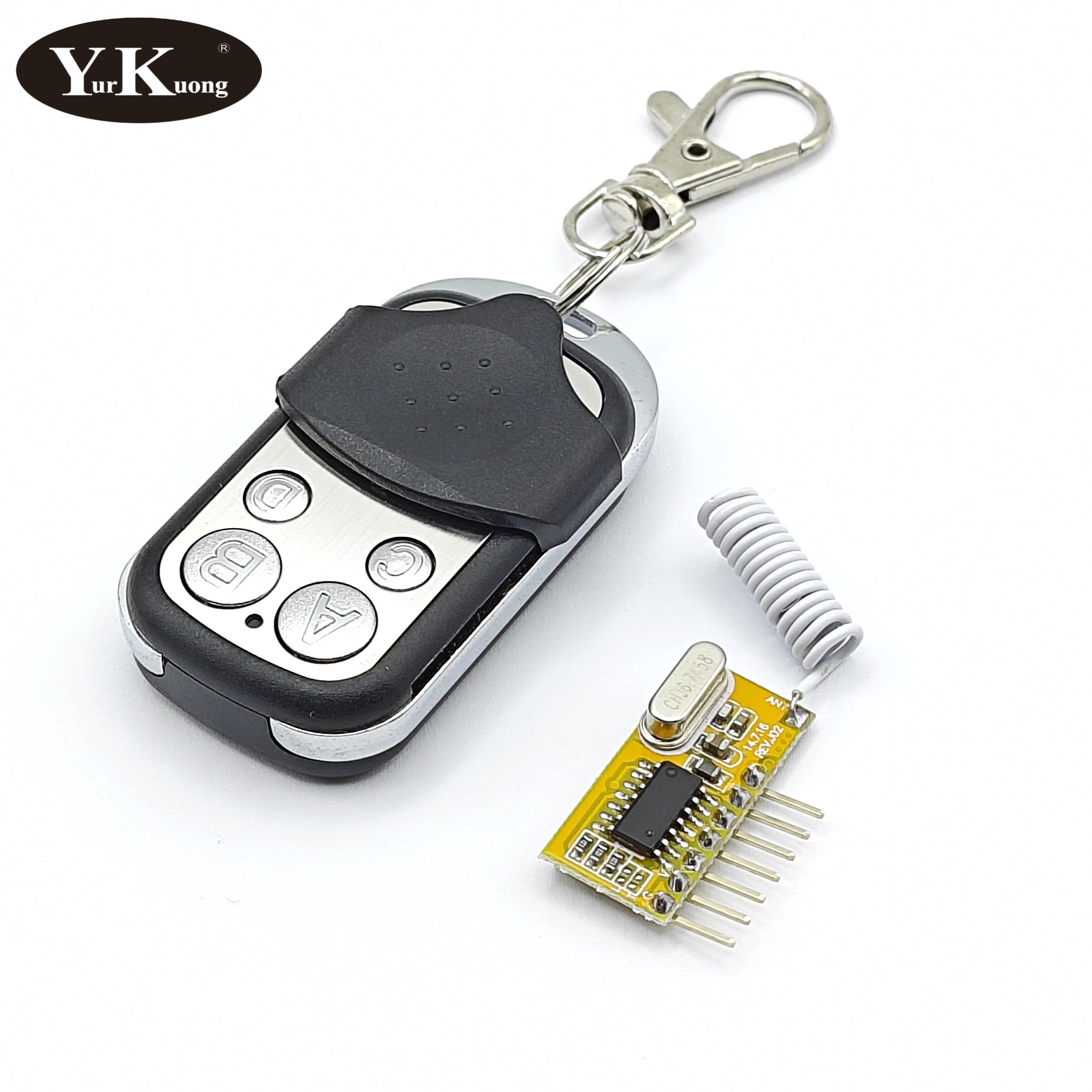 5V DC 4channel RF Receiver Tra - огляд і ціна 433Mhz Receiver Module