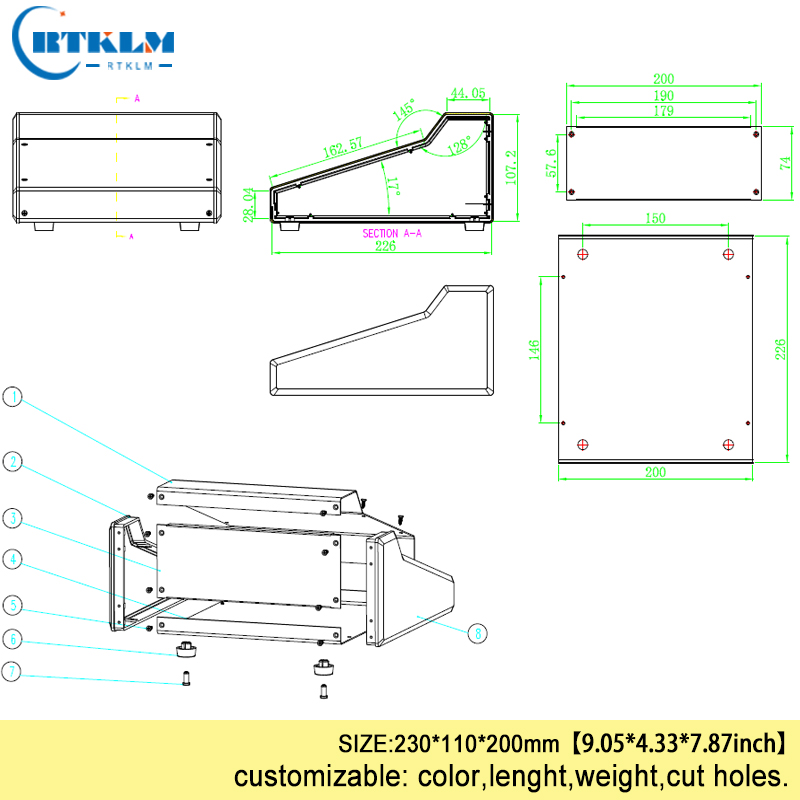 DIY Iron Electric Box 230x110x - огляд і ціна Home Automation Diy Projects
