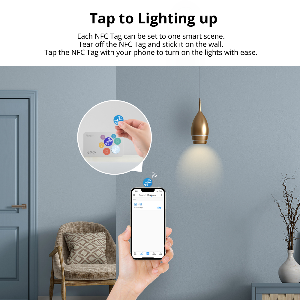SONOFF NFC Tag Ntag215 Sticker - огляд і ціна Sonoff Basic Switch