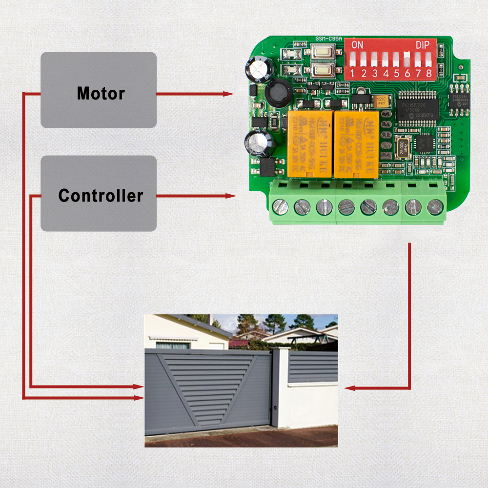 1-10pcs Universal Garage Recei - огляд і ціна 433Mhz Receiver Module