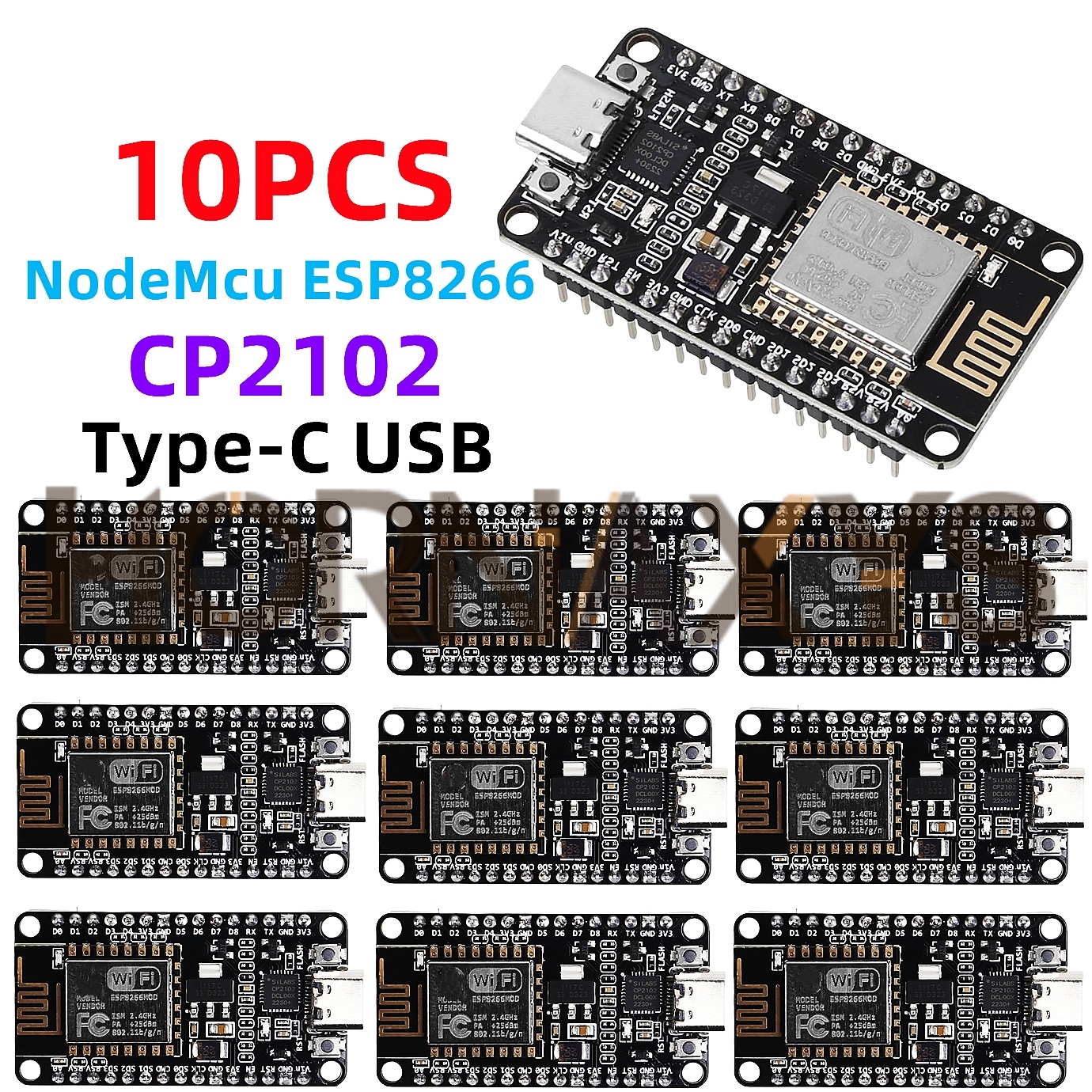 1-10PCS/Wireless Module CP2102 - огляд і ціна Esp8266 Nodemcu Board
