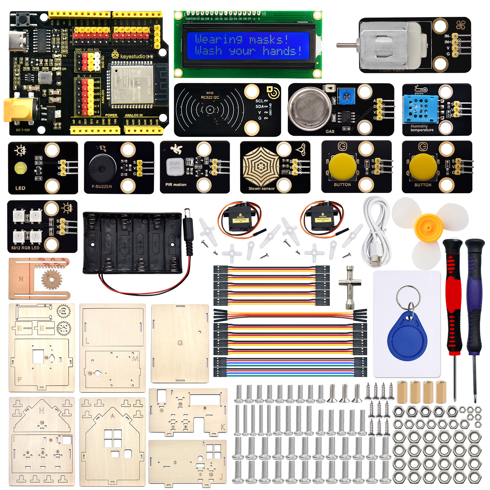  Keyestudio Complete IOT Smart - огляд і ціна Home Automation Diy Kit