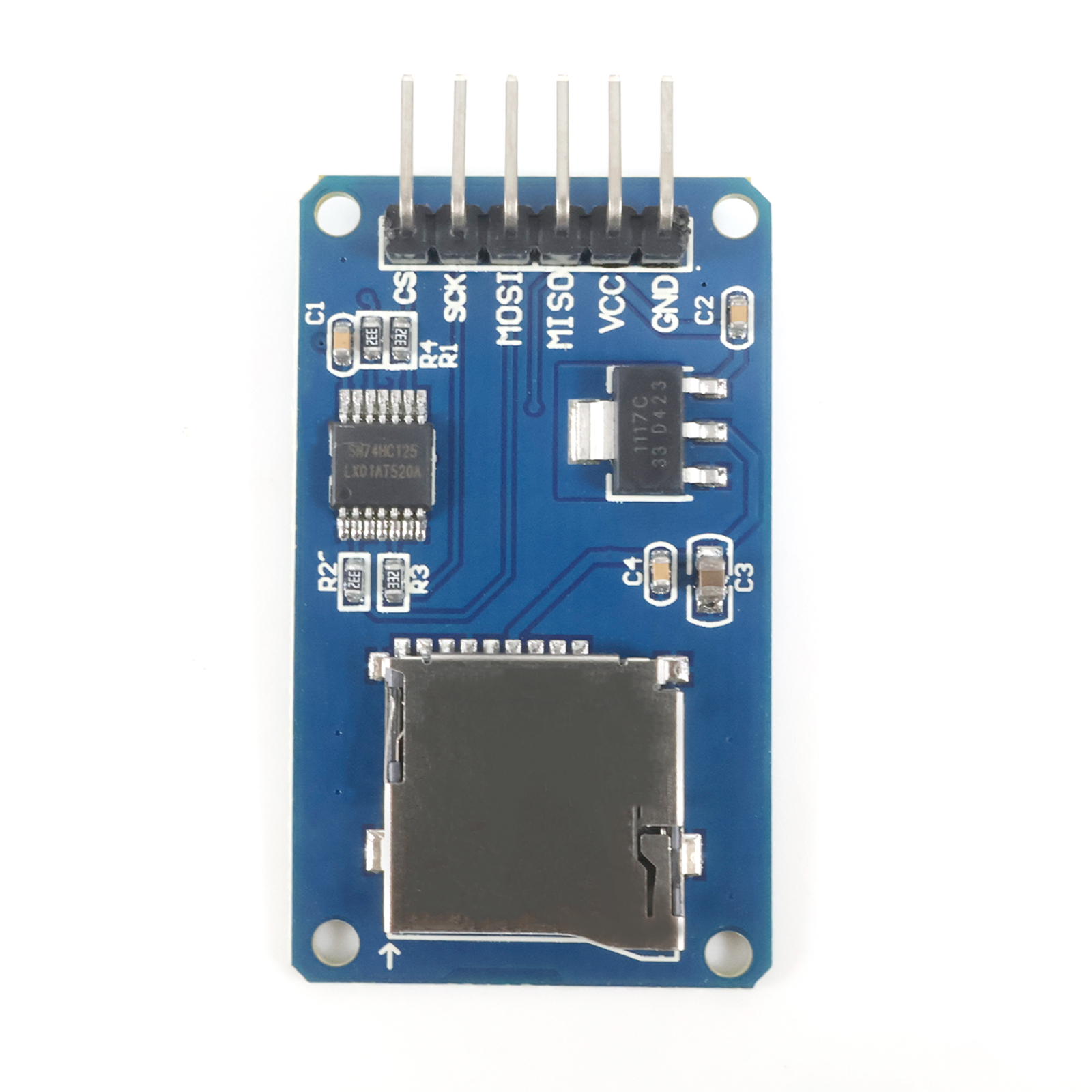 SD Card Reader Module Micro TF - огляд і ціна Level Shifter 3.3V