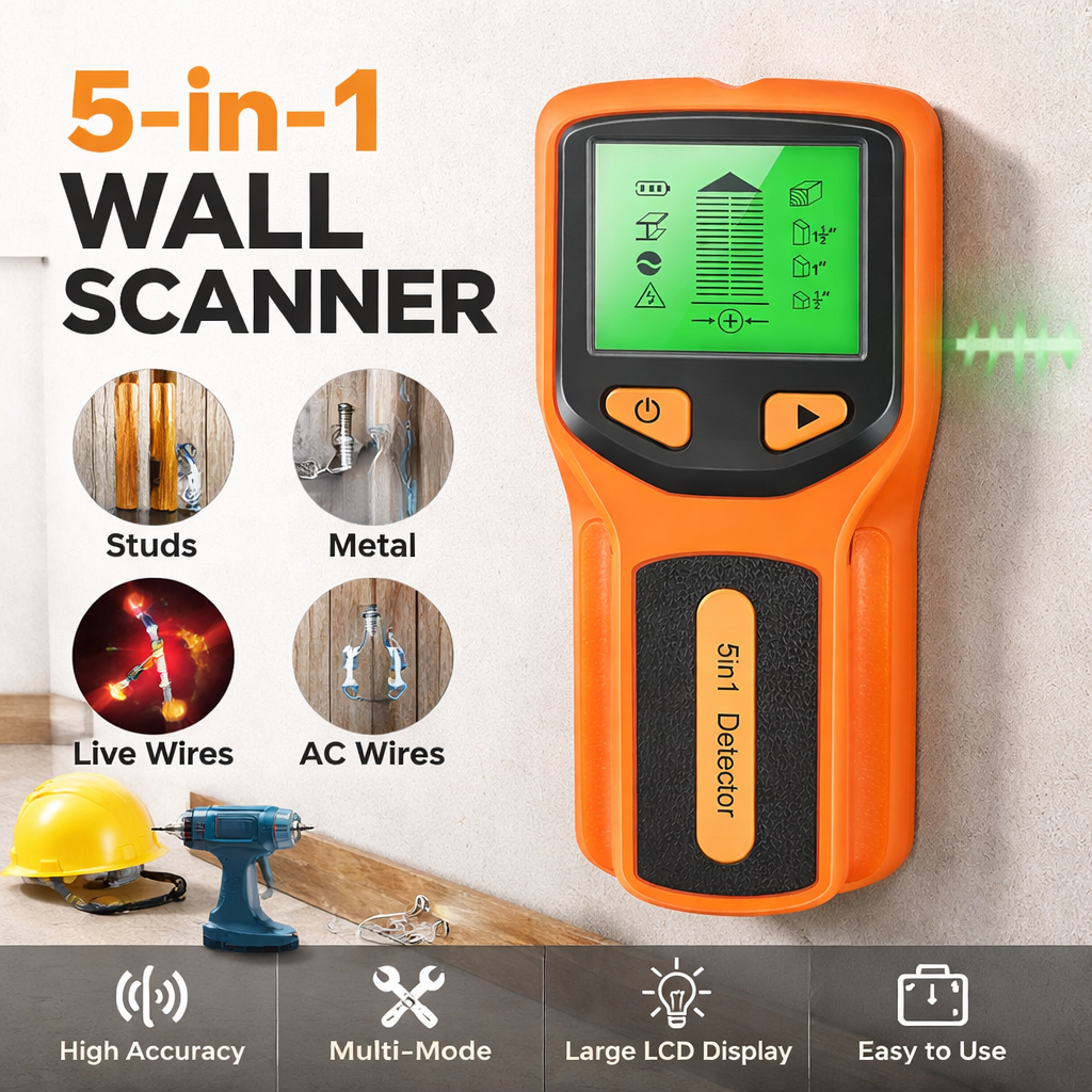New 5-In-1 Wall Detector Handh - огляд і ціна Water Leak Detector Wired