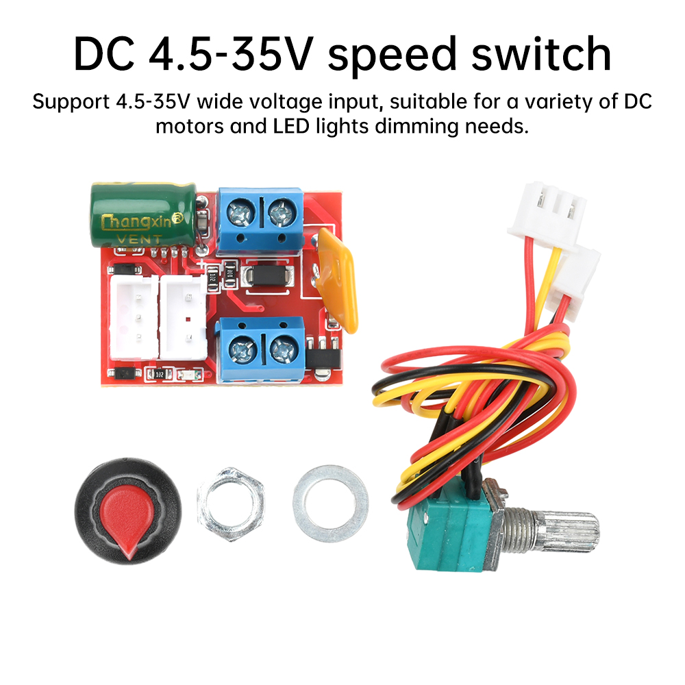DC Motor PWM Speed Controller  - огляд і ціна Level Shifter 3.3V