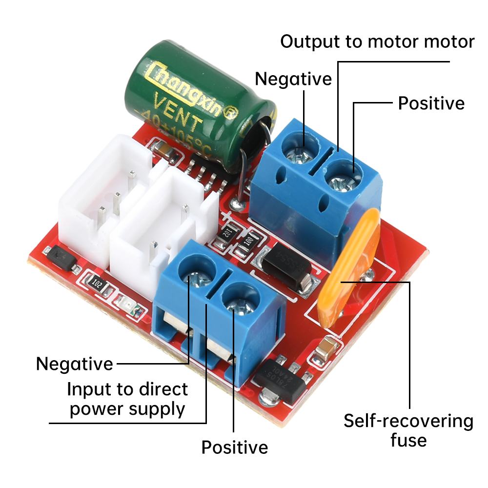 DC Motor PWM Speed Controller  - огляд і ціна Level Shifter 3.3V