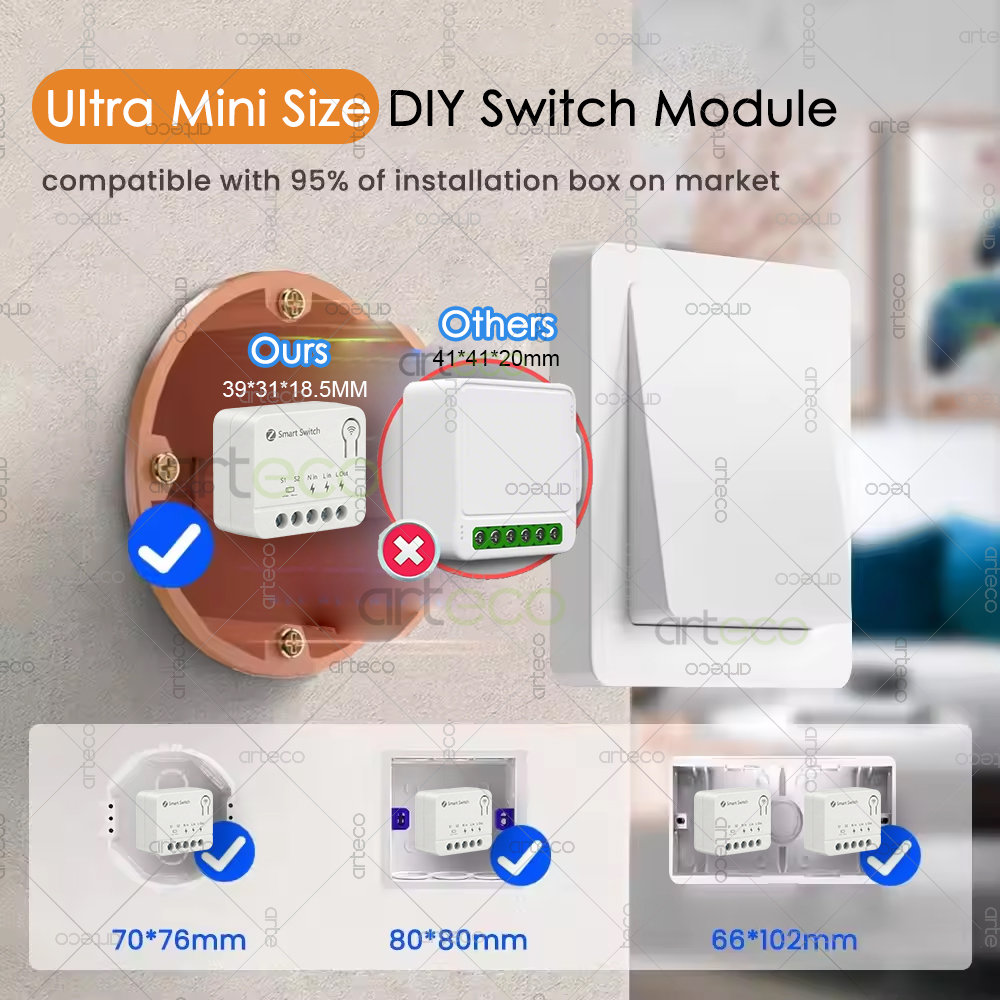 10A Zigbee Mini Smart Switch M - огляд і ціна Diy Home Automation Controller
