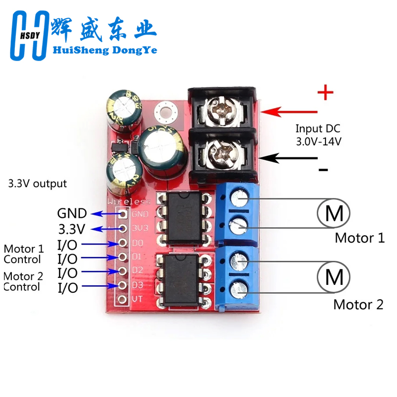 H Bridge Remote Control 5A 3V- - огляд і ціна Level Shifter 3.3V